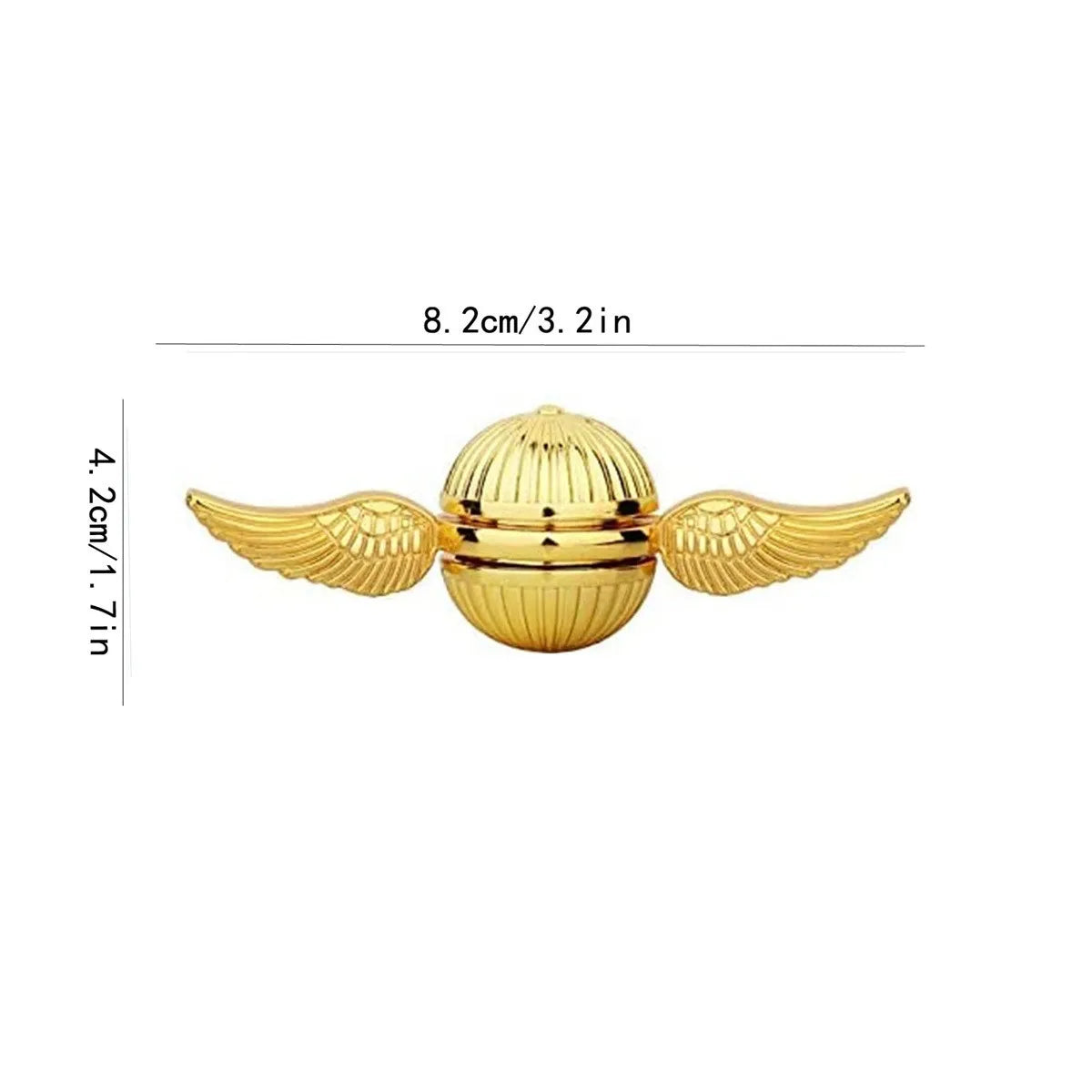 Fun Golden Snitch Cupid Fidget Spinner Antistress Hand Rotation Fidget Toys Angel Wings Hand Spinner For Kids Children Gifts