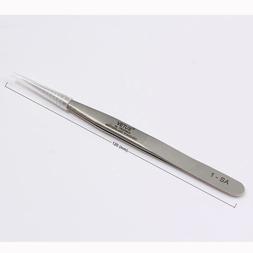 VETUS Stainless Steel Tweezers High Precision Set Eyelash Extension 3d Eyelashes Extensions Vetus Tweezer Tools Pincet