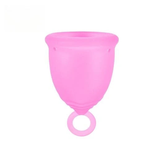 Menstrual Cup with Ring Easy Removal Collector Silicone Cup Period Reusable Feminine Care Tampon Health Beauty Menstrual Cup