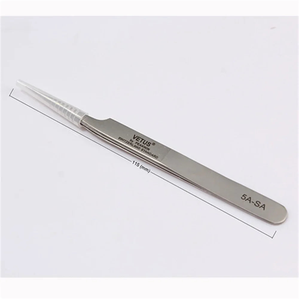 VETUS Stainless Steel Tweezers High Precision Set Eyelash Extension 3d Eyelashes Extensions Vetus Tweezer Tools Pincet