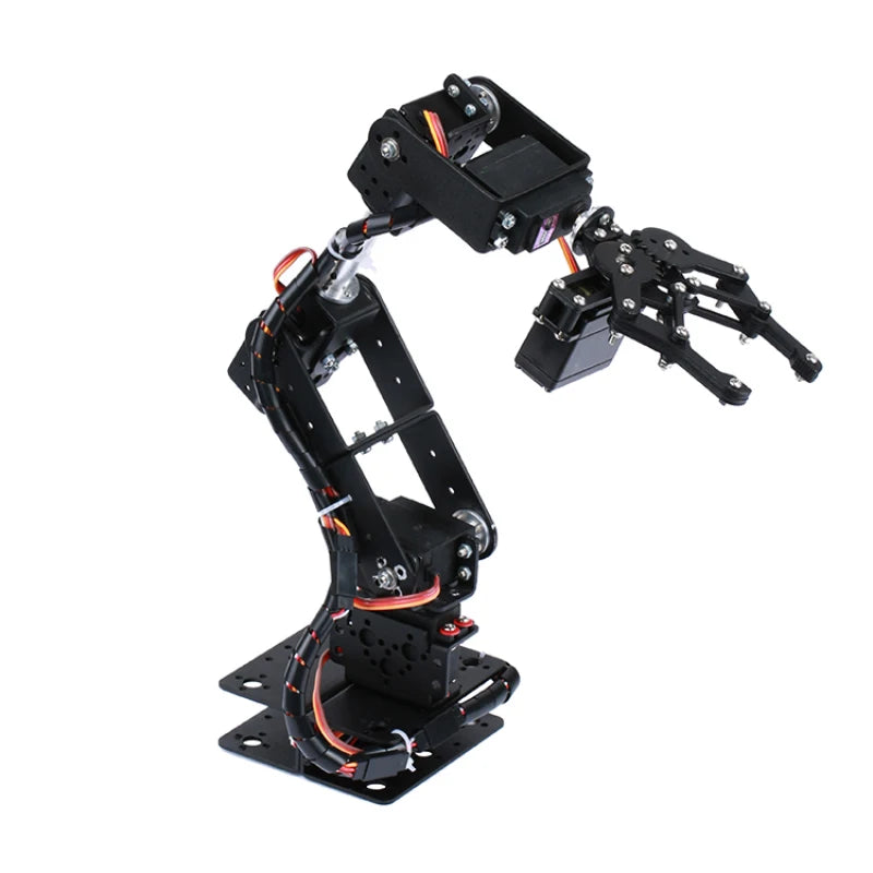 MG996 Robot Arm Bracket 6 DOF Robot Arm Frame DIY Kit Open Source Code and Tutorial UNO/ESP32/STM32 Programmable Starter Kit