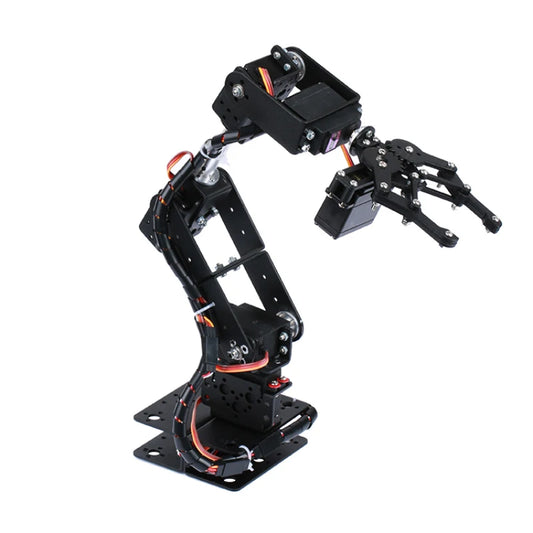 MG996 Robot Arm Bracket 6 DOF Robot Arm Frame DIY Kit Open Source Code and Tutorial UNO/ESP32/STM32 Programmable Starter Kit