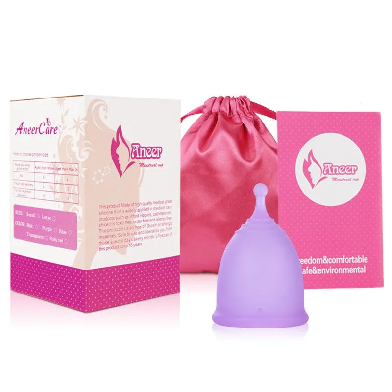 Menstrual Cup Menstruation Copa Mestrual Certificada Tampons Period Medical Silicone Vagina Cups Silicon Certified Menstrual Cup