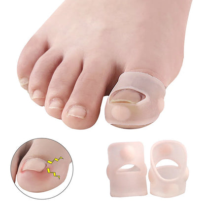 1Pair Little Toe Pinkie Foot Thumb For Daily Use Hallux Valgus Silicone Correction Gel Toe Bunion Guard Foot Care Toe Separator