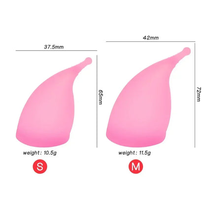 Women Menstrual Cup Menstrual Period Cup Medical Grade Silicone Feminine Hygiene Copa Menstrual De Silicone Medica Reusable Cup