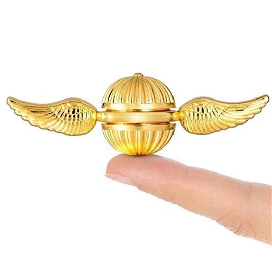 Fun Golden Snitch Cupid Fidget Spinner Antistress Hand Rotation Fidget Toys Angel Wings Hand Spinner For Kids Children Gifts