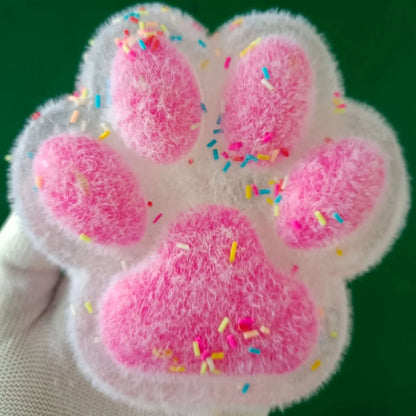 Cat Paw Pinching and Decompressing Toy Giant Squeeze Cat Paw Toys Soft Sticky Stress Relief Relax Toys