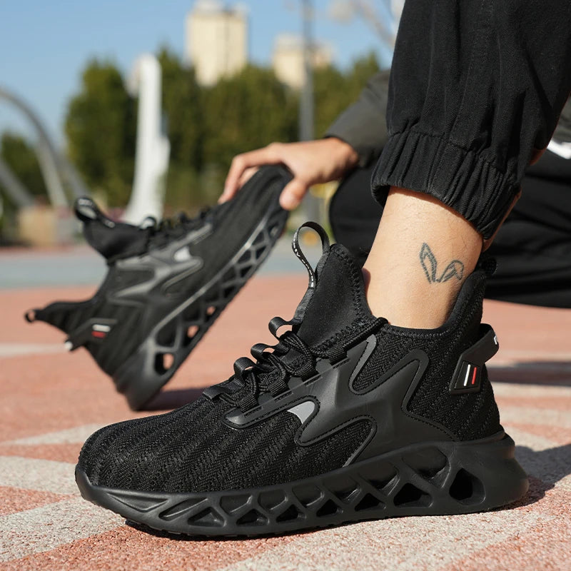 Security Boots for Men Work Sneakers Women Boots Breathable Steel Toe Shoes Safety Puncture-Proof Men Indestructible Boots