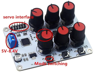 MG996 Robot Arm Bracket 6 DOF Robot Arm Frame DIY Kit Open Source Code and Tutorial UNO/ESP32/STM32 Programmable Starter Kit