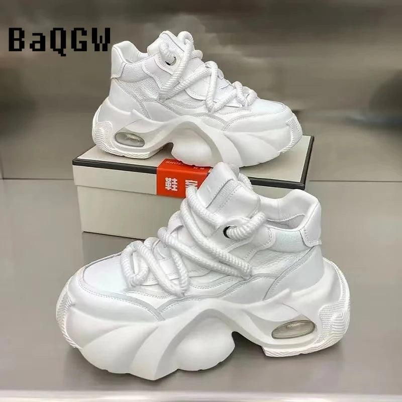 Designer Style Men Shoes Autumn Winter Comfortable Men's Thick Platform Sneakers Fashion Casual Shoes Sports Trainers Tenis