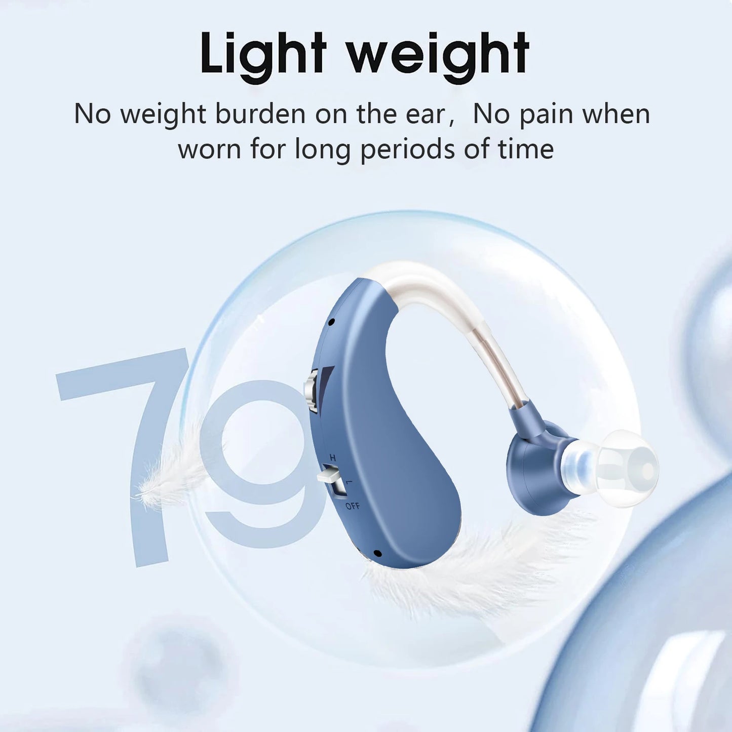 Rechargeable Hearing Aids Audifonos for Deafness/Elderly Adjustable Micro Wireless Mini Size Hearing Aid Ear Sound Amplifier