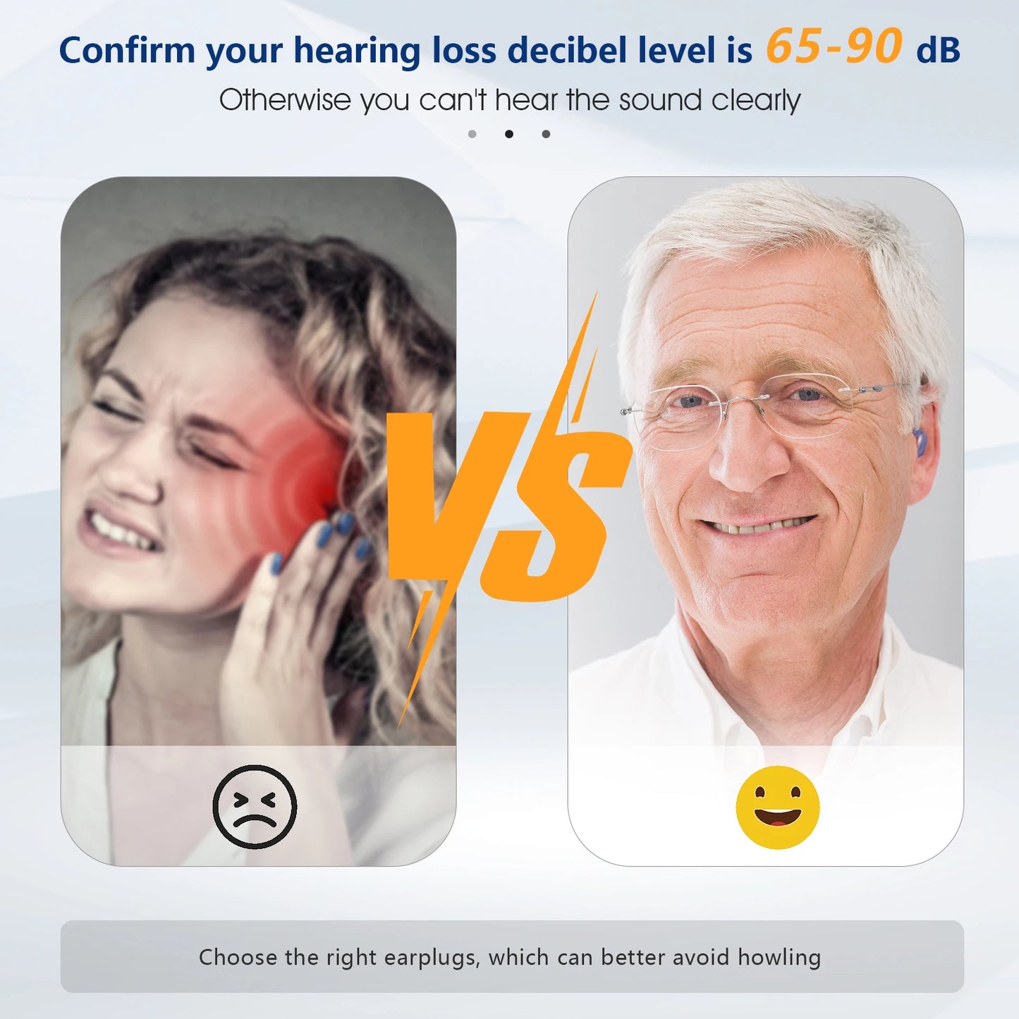 Rechargeable Hearing Aids Audifonos for Deafness/Elderly Adjustable Micro Wireless Mini Size Hearing Aid Ear Sound Amplifier