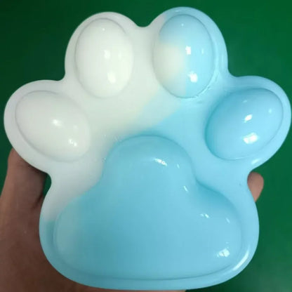 Cat Paw Pinching and Decompressing Toy Giant Squeeze Cat Paw Toys Soft Sticky Stress Relief Relax Toys