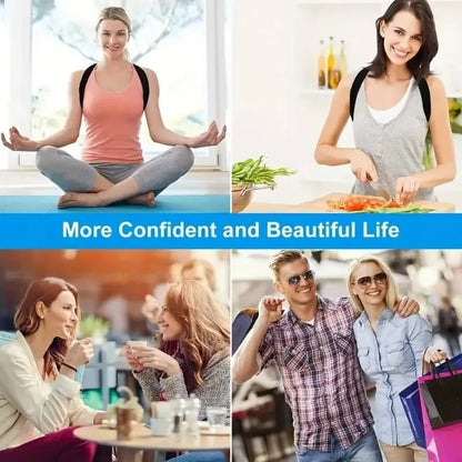 Back Brace Posture Corrector For Women And Men Back Lumbar Support Shoulder Posture Support For Improve Posture