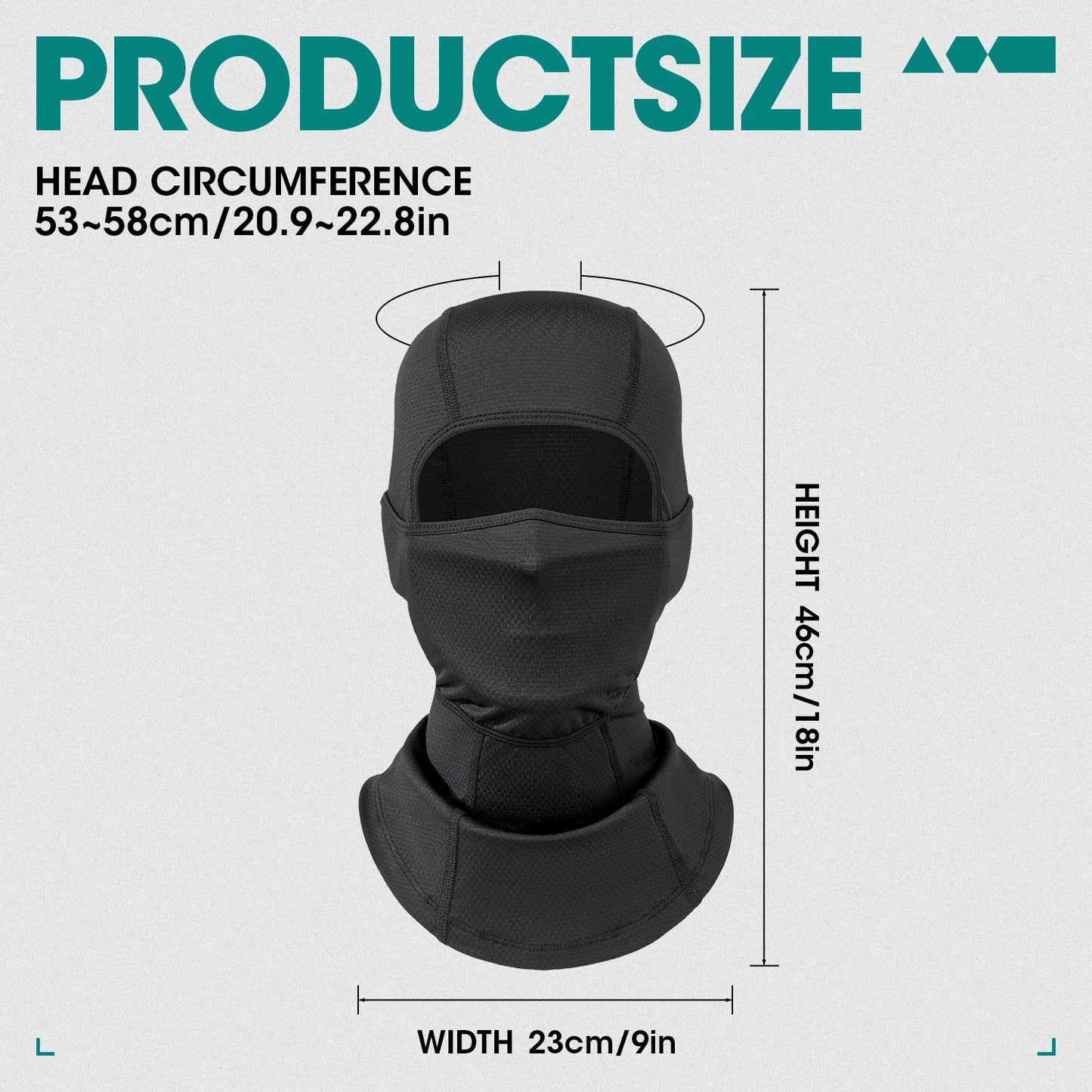 2/3 Pcs Balaclava Face Mask - UV Protection Mask Long neck gaiter For Men Women - Breathable Motorcycle Cycling Sports Balaclava