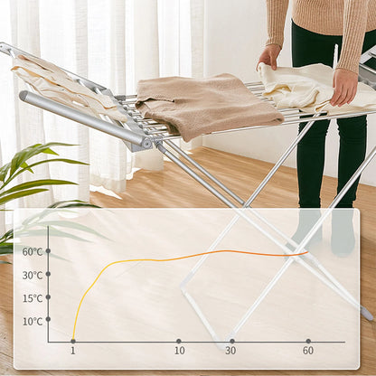 Clothes Dryer Clothes Dryer Rack Multifunctional Foldable Electric Constant Temperature Clothes Dryer Hanger Shoes Drying Rack