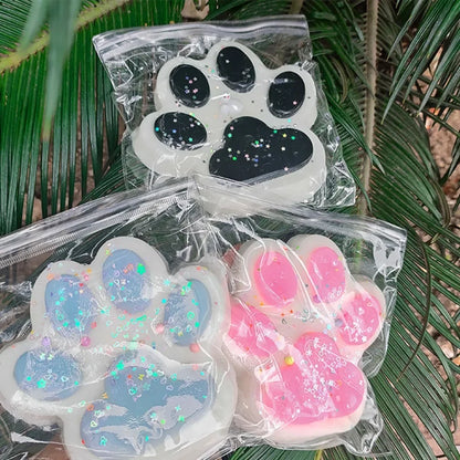 Cat Paw Pinching and Decompressing Toy Giant Squeeze Cat Paw Toys Soft Sticky Stress Relief Relax Toys