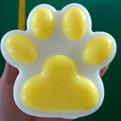 Cat Paw Pinching and Decompressing Toy Giant Squeeze Cat Paw Toys Soft Sticky Stress Relief Relax Toys