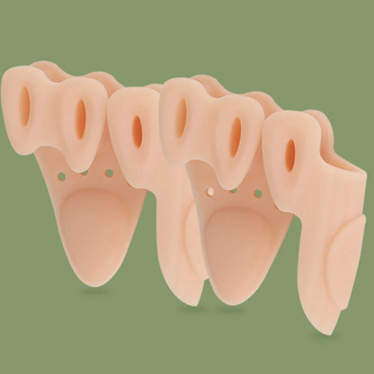 1Pair Little Toe Pinkie Foot Thumb For Daily Use Hallux Valgus Silicone Correction Gel Toe Bunion Guard Foot Care Toe Separator