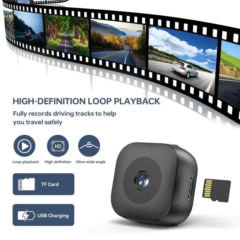Security Camera 4K Mini Full Color Night Vision High Definition WiFi Monitor Waterproof Motion Detect Surveillance