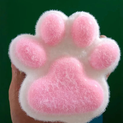 Cat Paw Pinching and Decompressing Toy Giant Squeeze Cat Paw Toys Soft Sticky Stress Relief Relax Toys