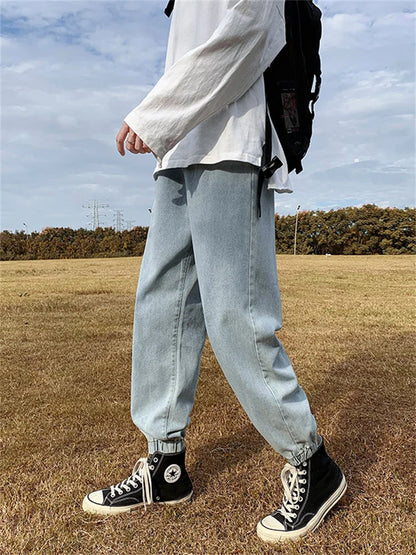 Jeans men Jeans Man Loose Joggers Streetwear Harem Jeans Cargo Pants Ankle-Length Denim Trousers denim pants joggers men