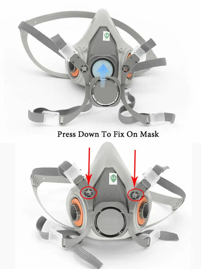 6281 Head Belt Set Replaceable Accessories For 6200/6100/6300 Dust Mask Chemical Respirator Painting Spraying