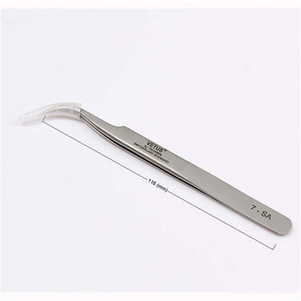 VETUS Stainless Steel Tweezers High Precision Set Eyelash Extension 3d Eyelashes Extensions Vetus Tweezer Tools Pincet