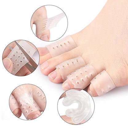 1Pair Little Toe Pinkie Foot Thumb For Daily Use Hallux Valgus Silicone Correction Gel Toe Bunion Guard Foot Care Toe Separator
