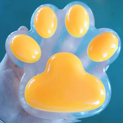 Cat Paw Pinching and Decompressing Toy Giant Squeeze Cat Paw Toys Soft Sticky Stress Relief Relax Toys