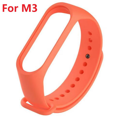 For Xiaomi Mi Band 3 4 Sport Strap Watch Silicone Wrist Strap for Xiaomi Mi Band 3 4 Bracelet Miband 4 3 Strap Smart Bracelet