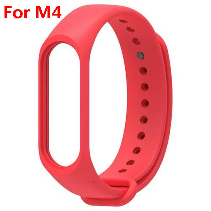 For Xiaomi Mi Band 3 4 Sport Strap Watch Silicone Wrist Strap for Xiaomi Mi Band 3 4 Bracelet Miband 4 3 Strap Smart Bracelet