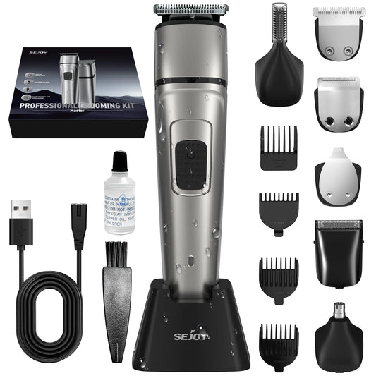 Electric Hair Clippers Shaver for Men'S Razor Hair Cutting Trimmer Kits Multifunctional Nose Hair Trimmer 5 in 1 Professional