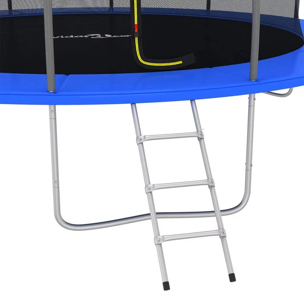 Round 488Cm Trampoline Set for Adults & Kids - 150Kg Weight Capacity, Safe Play Equipment