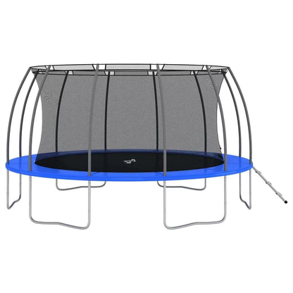 Round 488Cm Trampoline Set for Adults & Kids - 150Kg Weight Capacity, Safe Play Equipment