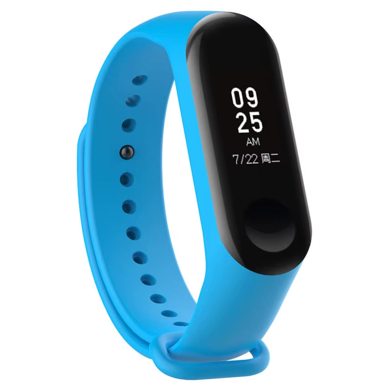 For Xiaomi Mi Band 3 4 Sport Strap Watch Silicone Wrist Strap for Xiaomi Mi Band 3 4 Bracelet Miband 4 3 Strap Smart Bracelet