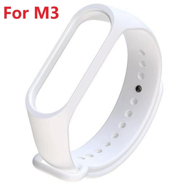 For Xiaomi Mi Band 3 4 Sport Strap Watch Silicone Wrist Strap for Xiaomi Mi Band 3 4 Bracelet Miband 4 3 Strap Smart Bracelet